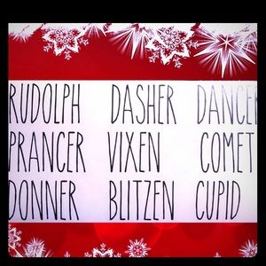 Rae Dunn inspired Christmas Decals black or white